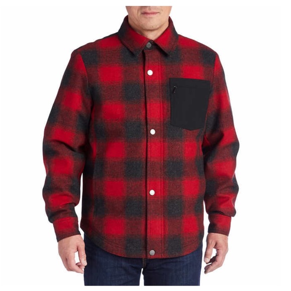 Pendleton Jackets & Coats Pendleton Mens Wool Blend Jacket Red Poshmark